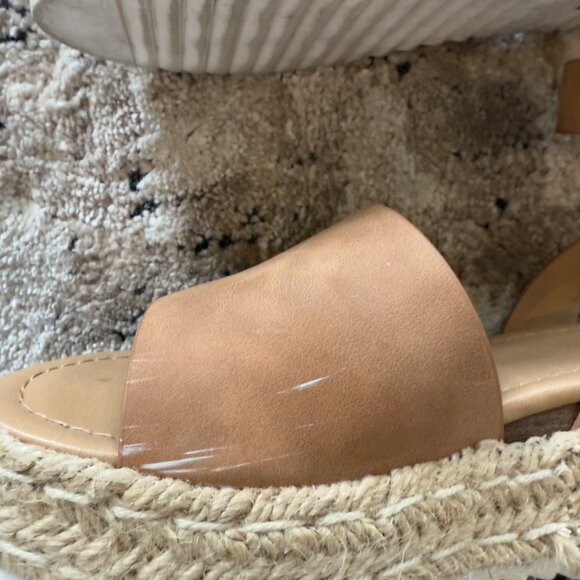 Soda Women’s Topic Open Toe Buckle Ankle Strap Flatform Wedge Casual Sandal Sz 6 - Picture 15 of 16